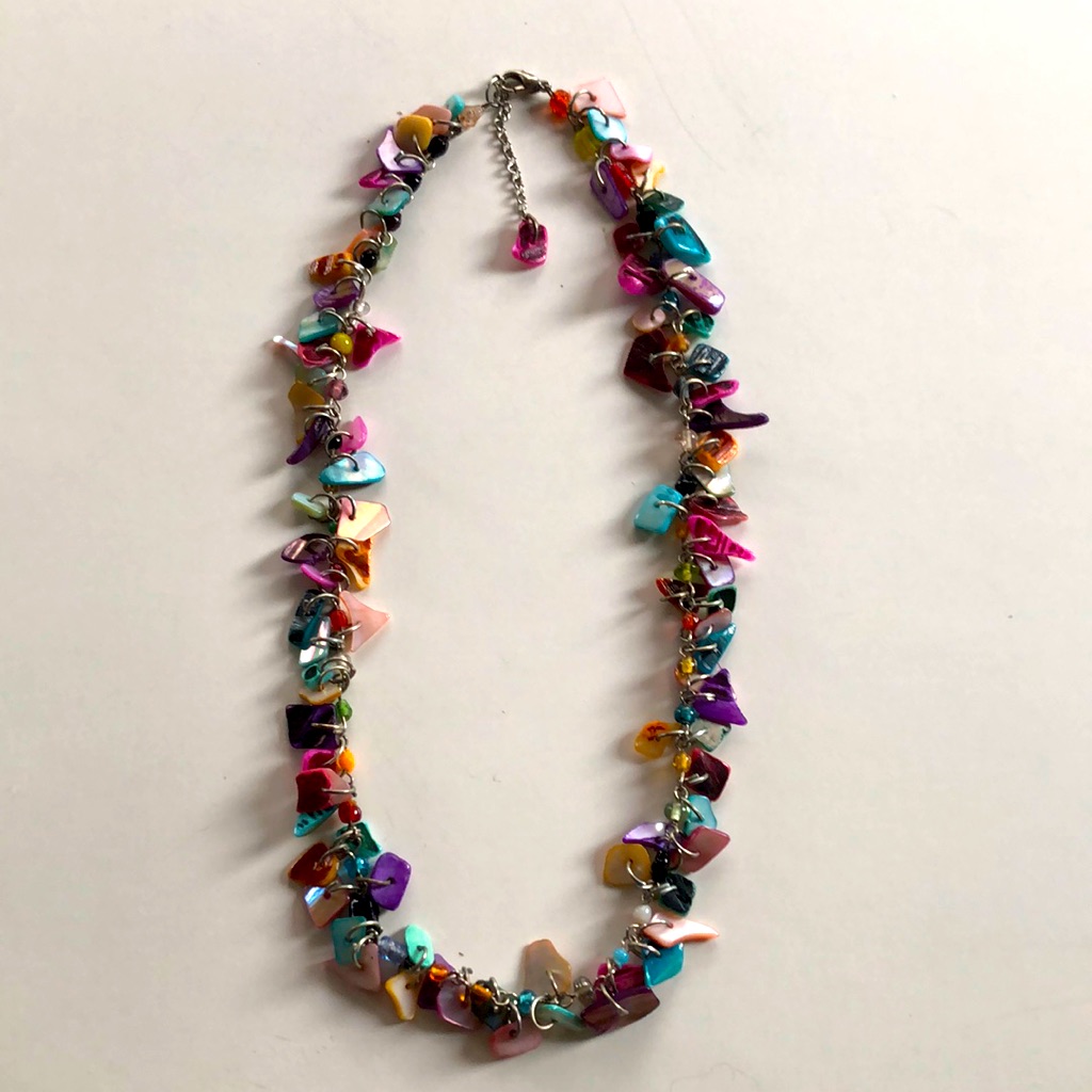 Multi-Colored Shell Necklace